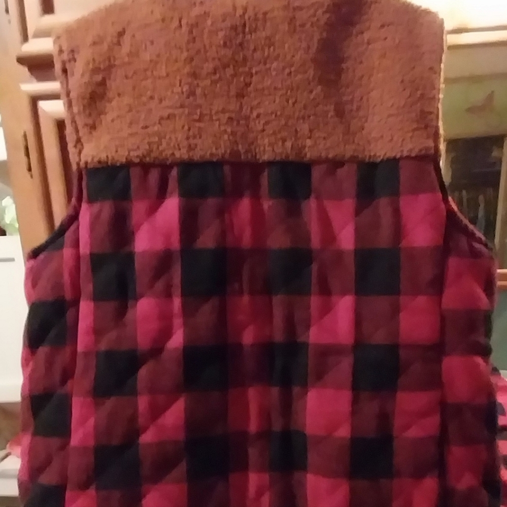 Very cute buffalo plaid vest